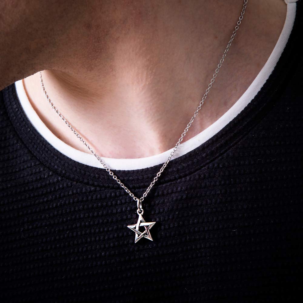 ARTEMISKINGS Подвеска в виде пентаграммы Серебряные аксессуары Брендовые ювелирные изделия Серебро 925 [Artemis Kings] [Только топ] ak-akp0115 Мужские Женские