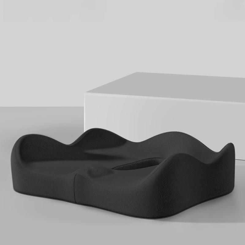 Подушка для сиденья с эргономичным дизайном, из пены с памятью, подходит для офисных кресел и инвалидных колясок