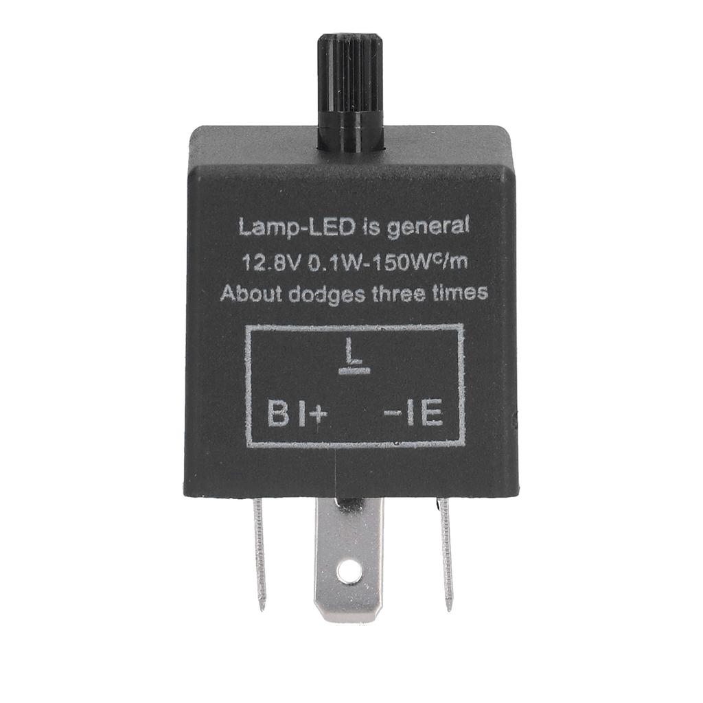 LED Flash Relay for Turn Signal Light Adjustable Frequency AntiFlashing Equipment CF13JL02