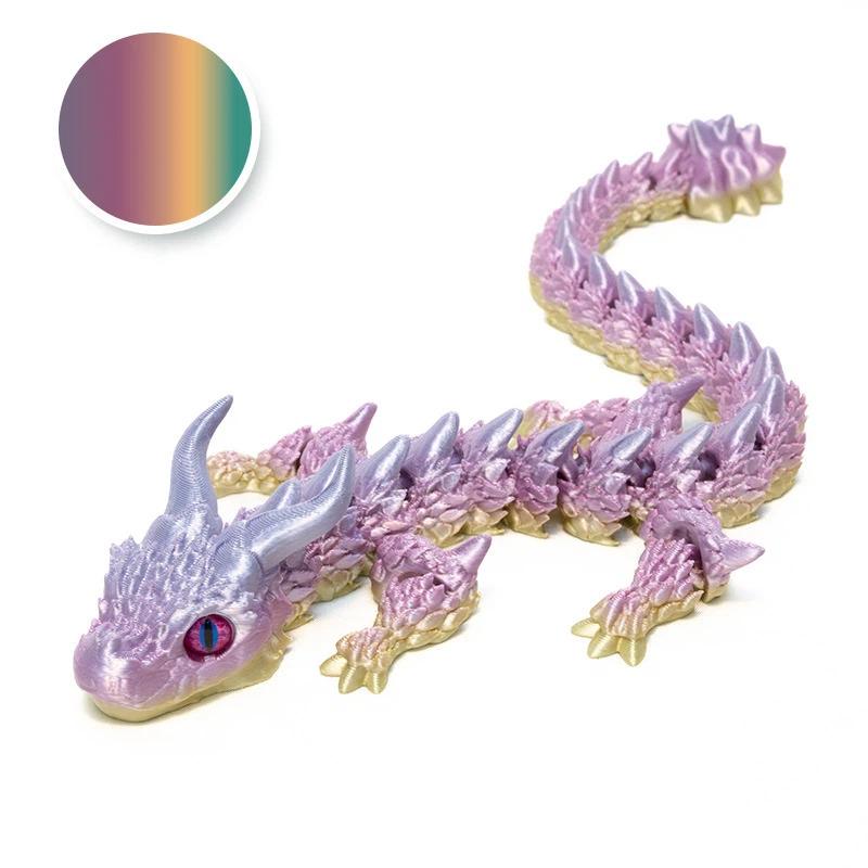 30cm Articulated 3D Printed Dragon Fidget Toy Handmade Craft Graduation Gift Desktop Ornament for Adults Kids Decor