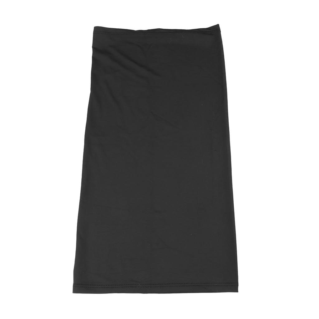 Neck Gaiter UV Protection Sun Face Scarf Summer Breathable Ice Silk Face Shield for Cycling Black