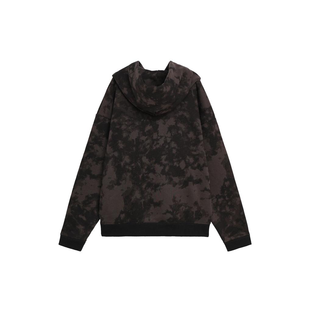 Under Armour Повседневная толстовка с капюшоном Tie-Dye, свободные мужские топы, черный, серый 1380326-010