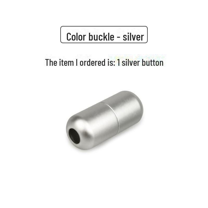 Алюминиевая пряжка для шнурков Capsule - металлический аксессуар для обуви No-Tie