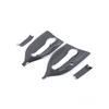 For Mercedes Smart Fortwo Forfour 453 2016-2021 Carbon fiber Car Accessories Exterior Door Handle+Door Bowl Cover Trim Frame