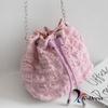 Mini Pom-Pom Jenny Chain Cloud Crossbody Bag (1 Color)