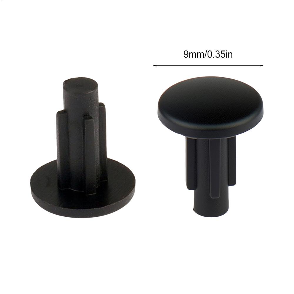 10pcs M5 Rubber Plugs for Bicycle Frame Preset M5 Threaded Holes Tool Free Install Dustproof Stoppers Non-disposable