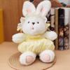 Rabbit Compact Stuffed Animal With Ultra Soft Short Pile Fabric Kids Gift Idea