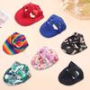 Dog Baseball Cap Summer Pet Beach Visor Hat with Ear Holes Adjustable Outdoor Sunbonnet Outfit for Small Medium Dogs Cats