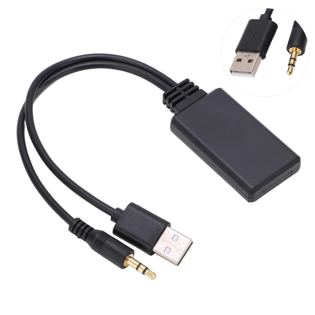 3.5mm Car Wireless Receiver Music Player USB Adapter for Auto Radio Stereo