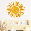1 лист мультяшное солнце настенная наклейка самоклеящаяся водонепроницаемая ПВХ съемная отклеивающаяся и приклеивающаяся гостиная детская спальня детский сад украшение для детской комнаты