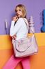 Large women's shopper made of nylon fabric - Peterson