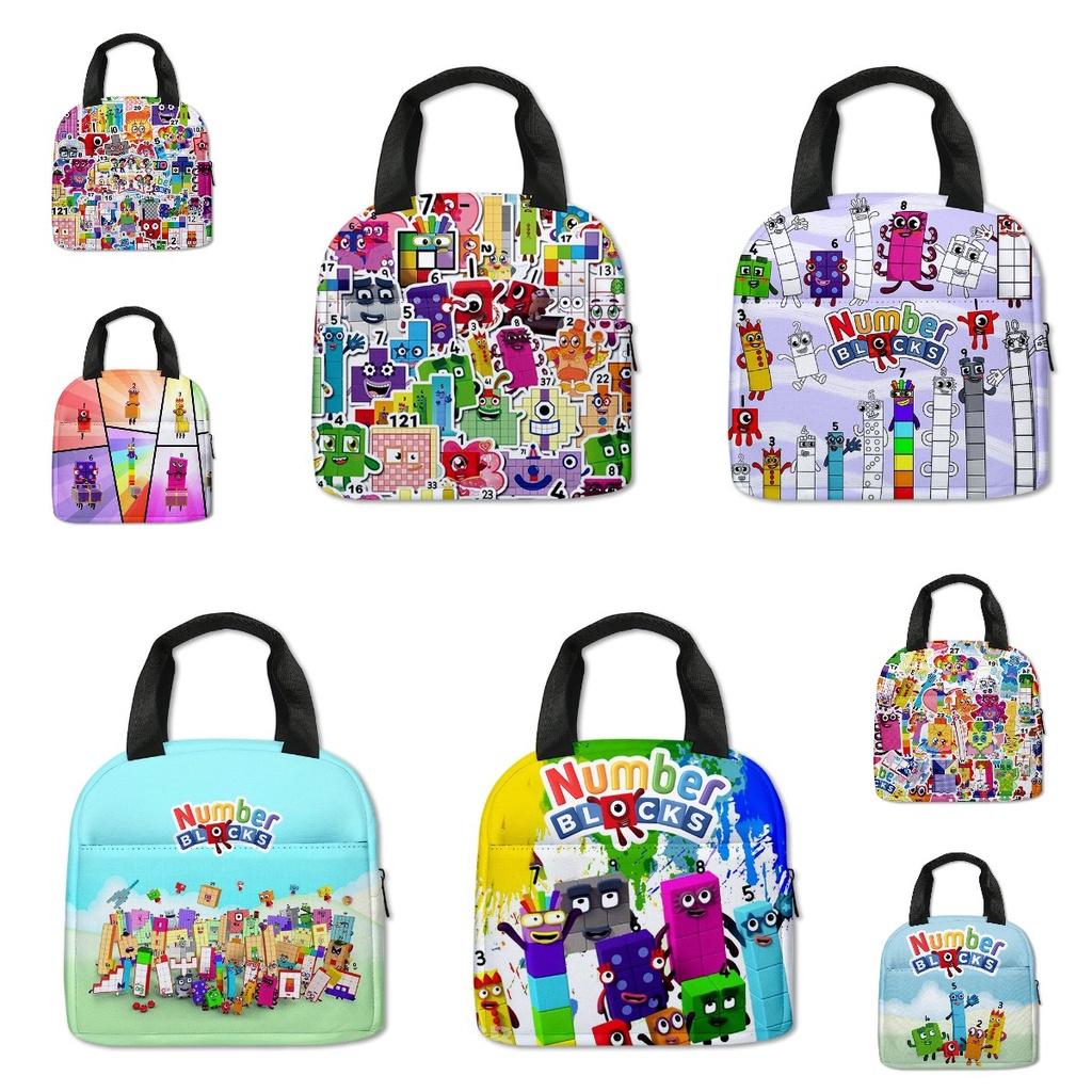 Ланч-бокс с термоизоляцией «Numberblocks» для учеников начальной школы