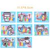A Set of 5 DIY Scraper Sand Painting Children's Drawing Toys