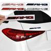 1 шт. 3D ABS Наклейка-буквы на задний багажник автомобиля для Mercedes Benz AMG A B C E G CLA C63 C63S E53 GT SLK Автоаксессуары