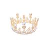 Детская корона тиара принцессы день рождения выступление подиум ученик ребенок корона круглая золотая выступление девочки аксессуары для волос