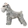 Miniature Schnauzer Made In England Art Dog Brooch Collection