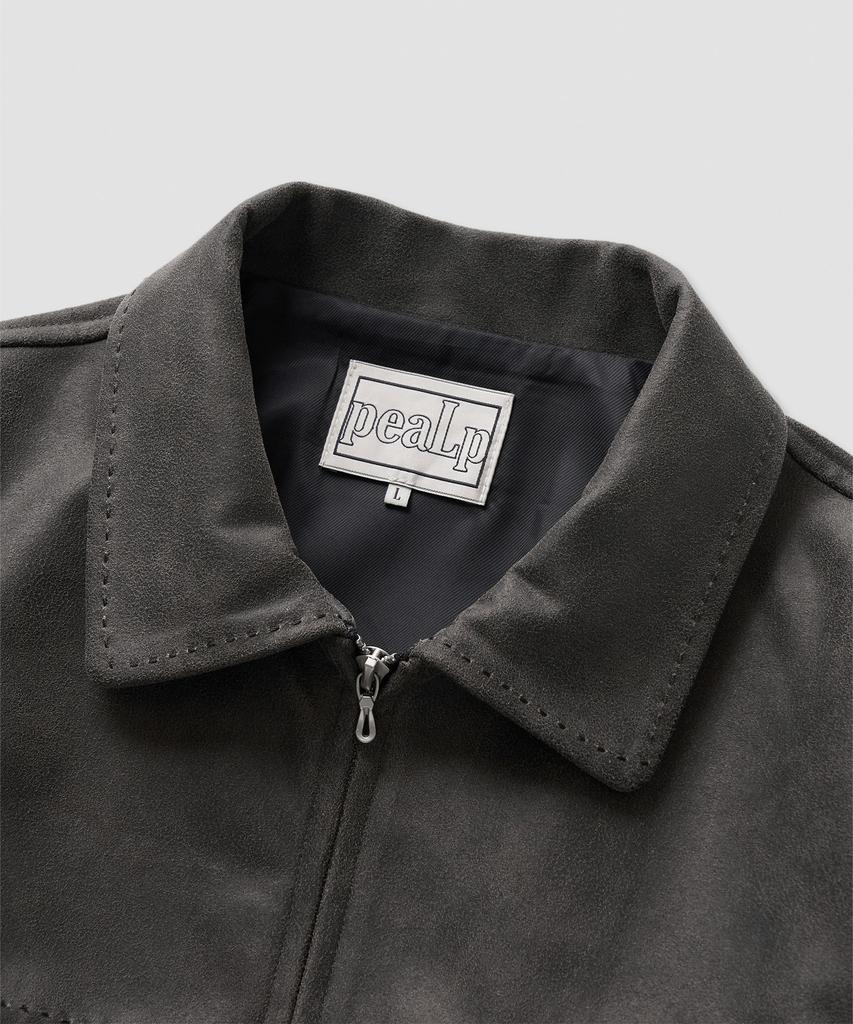 Pealp Vintage Faux Leather Jumper 14(Black)
