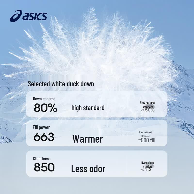 ASICS Kids' 2024 Teflon Long Winter Down Jacket