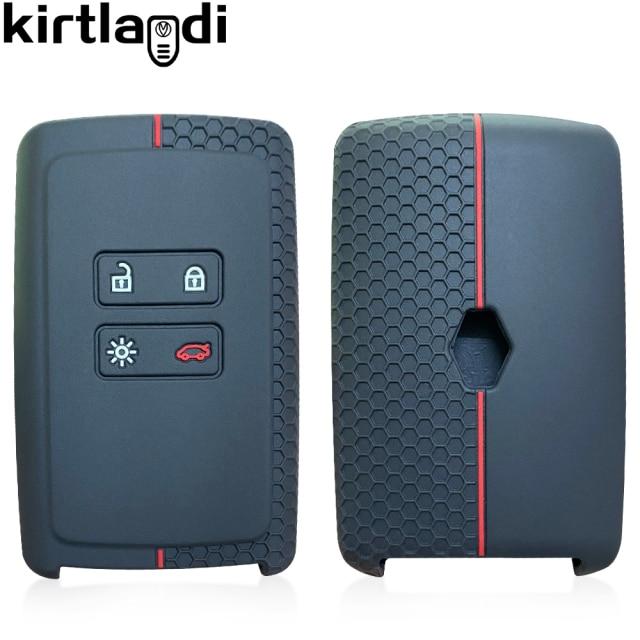 Силиконовый чехол для ключей для Renault Captur Megane Talisman Espace Clio Zoe Koleos Scenic 4 Arkana для Dacia Sandero Card Remote