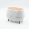 Futuristic Ribbed Aroma Diffuser with Colour-Changing Light