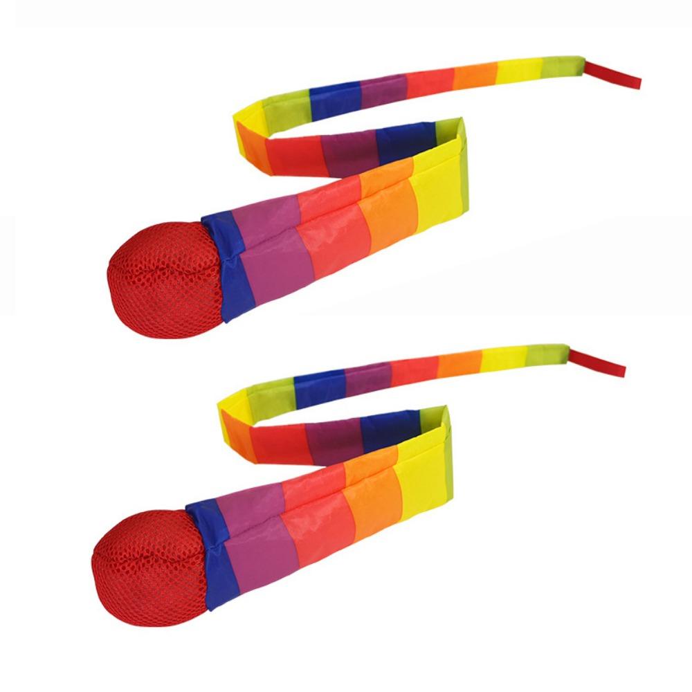 2 шт. Мягкий мяч Мягкий хвост Метеор Мяч Радужный хвост Детский мяч Игрушка Взаимодействие родителей и детей