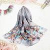 Korean Version Of Chiffon Silk Scarf Butterfly Scarf Gauze- Seaside Sunscreen Shawl