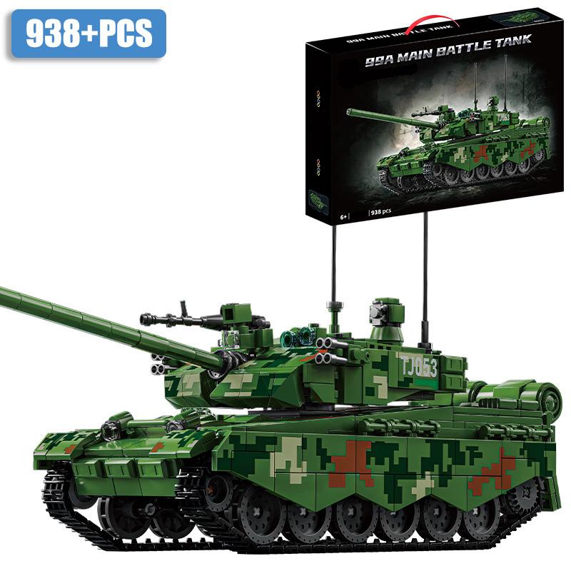 Военный WW2 MOC Leopard 2A7 Армейский Основной Боевой Танк Солдаты Строительные Блоки Кирпичи M1 T90M Набор Танков Для Детей Мальчиков Подарки