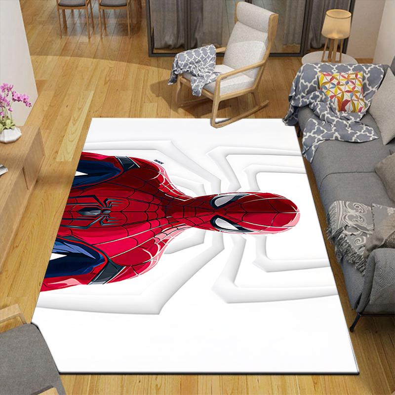 1Pc Spiderman Web Heroes Rug, Office Carpet Indoor Outdoor Doormat, Non-Slip, Comfortable, Living, Christmas Halloween, Xmas Gift S1129