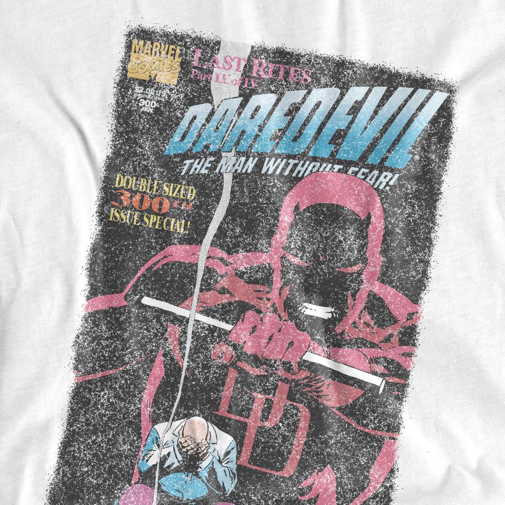 Daredevil Unisex Adult Last Rites Comic Cover T-Shirt