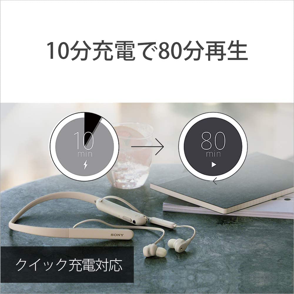 Sony Wireless Noise Canceling Earphones High Resolution Compatible Amazon Alexa Installed Bluetooth Up To 10 Hours of Continuous Playback DSEE