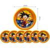 Dragonball Birthday Decoration Goku Stickers Balloons Disposable Tableware Tablecloth Straw Cup Plates Baby Shower Supplies Toy