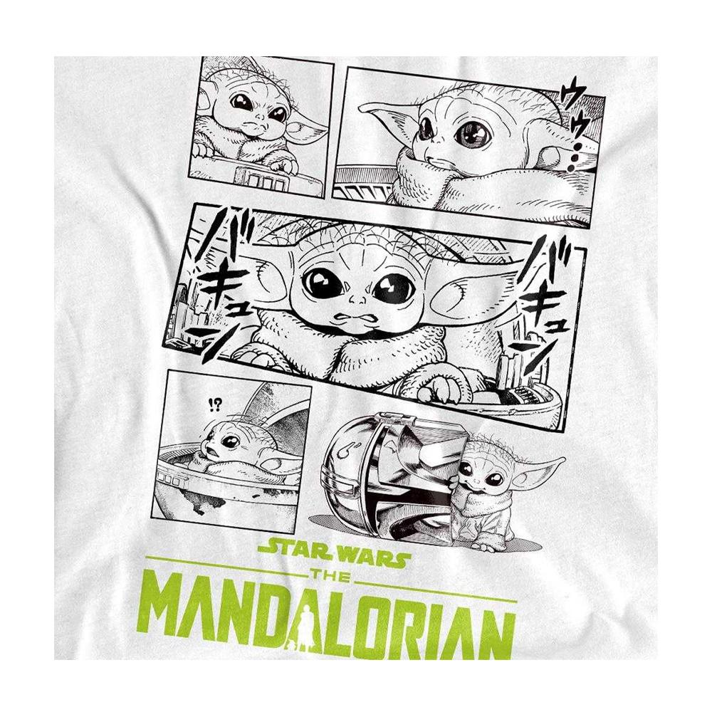 Star Wars The Mandalorian Childrens/Kids Grogu Manga T-Shirt