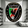 Glentoran Heart Wall Hanging Printed Fabric Blanket Decorative Tapestries for Bedroom Living Room Home Decor
