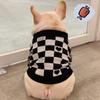 Домашние животные клетчатый свитер одежда собака кошка бульдог нижняя часть пальто толстая собака свитер шнауцер котенок зимний свитер одежда для щенков