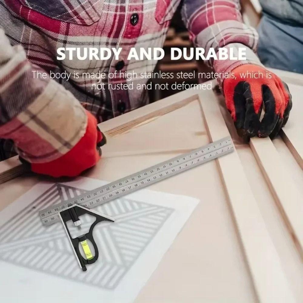 Durable Spirit Level Stainless Steel Angle Measuring Tool Construction