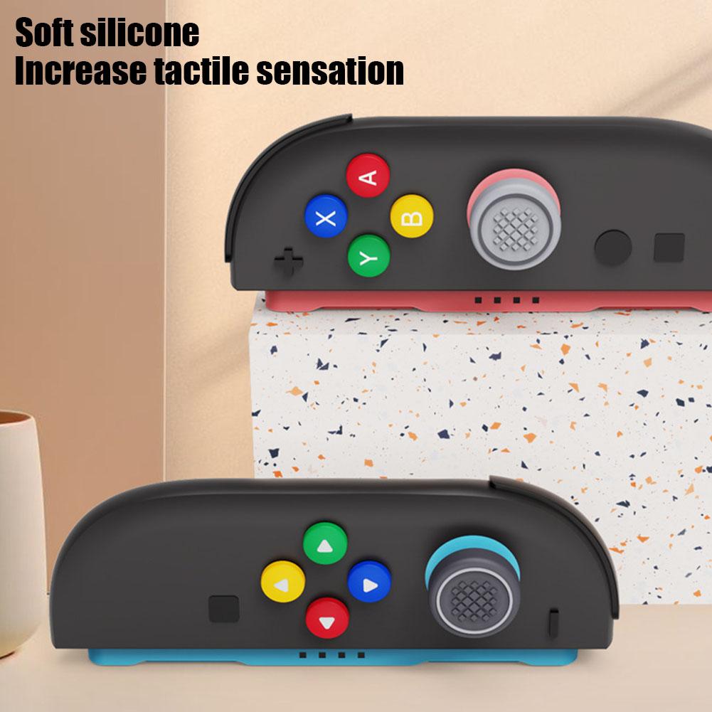 Replacement Button Caps for Switch 2 Silicone ABXY Cover For New Caps Grip 2 Joystick Bu F2U5