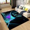 Cartoon Gamer Game Controller Area Rug Large,Carpets Rug for Living Room Children's Room,Kids Play Crawl Non-slip Floor Mat Gift