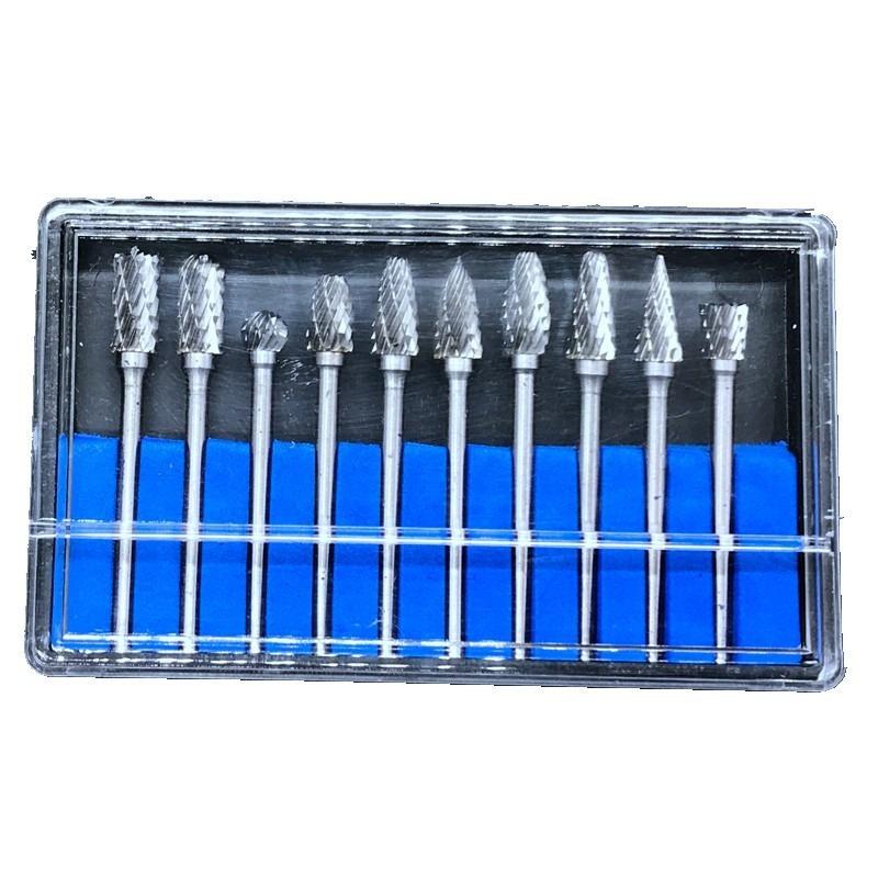 10 шт./набор стальных вращающихся фрез 3*6 мм хвостовик дерева DIY электрическая шлифовальная головка сверло