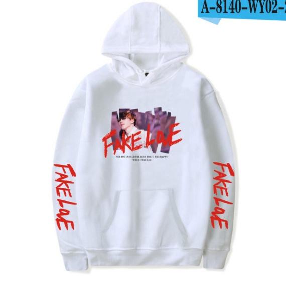Kpop Bts Fake Love Bangtan Boys Womens Oversized Sweatshirt Hoodie With Stylish Design