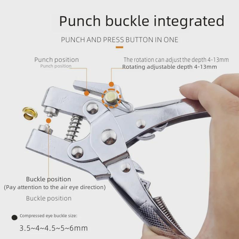 Набор из 200 металлических люверсов 10 цветов диаметром 5 мм с плоскогубцами