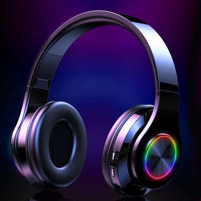 Bluetooth-гарнитура, беспроводные наушники, складные стереонаушники Hi-Fi с поддержкой микрофона, SD-карта FM для телефона Xiaomi Iphone Sumsamg