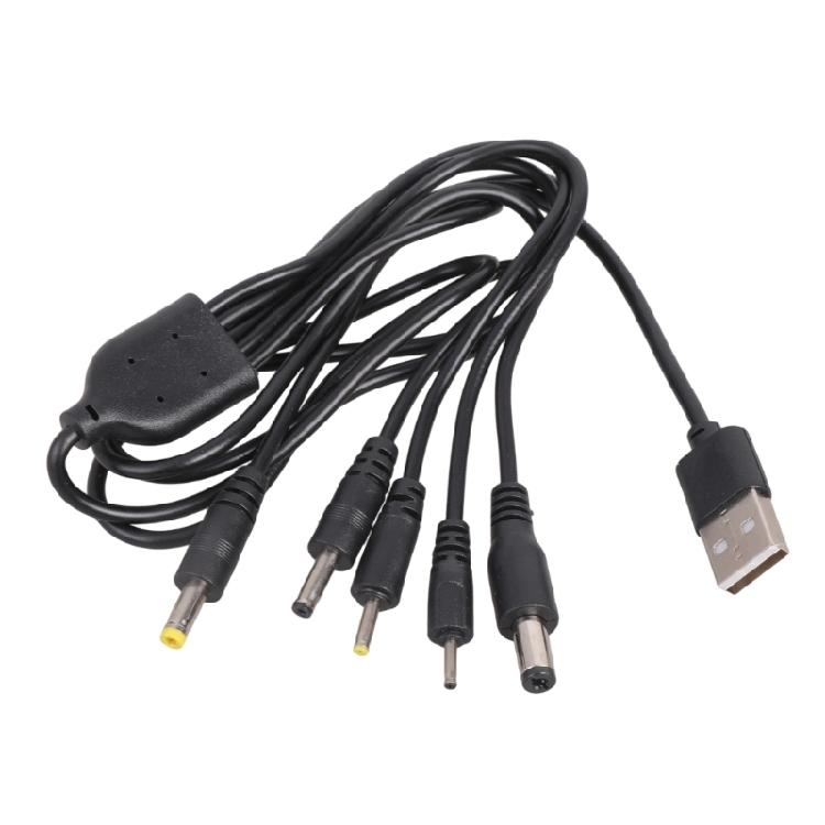 USB 5V Кабель питания для зарядки Быстроразъемный 5V USB на 5.5x2.1mm 4.0x1.7mm 2.0x0.6mm 2.5x0.7mm 3.5x1.35mm для Настольной лампы