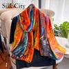 High-quality Luxurious Silk Scarves Headband Scarfs Neck Scarf For Women Chain Silk Scarf Women's Decorative Shawl