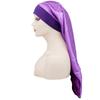 Men's And Women's Satin Elastic Hat Velvet Long Tail Pirate Hat Hip Hop Oversize Bandana Hat