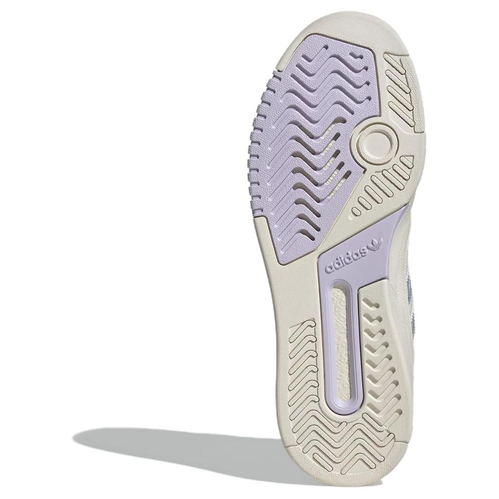 Adidas Drop Step 2.0 Comfortable Versatile Sports Casual Slip Resistant Durable Low Top Skate Shoes Women Sneakers White Purple JP5887