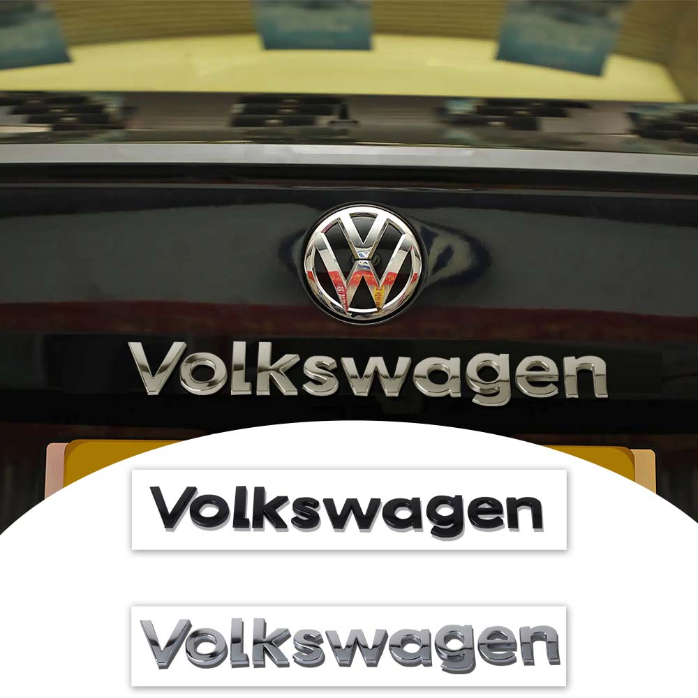 For Volkswagen Golf Passat VW Mk4 Tiguan Mk7 Jetta GTI Polo Touran B6 1pcs ABS 3D Car Letter Rear Trunk Emblem Sticker Valve Cap zh5