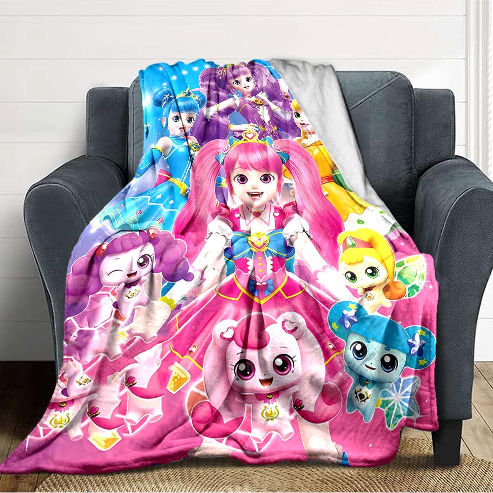 1pc Catch Teenieping Magic Sweethear (6) Blanket, Gift, for Men and Women, Soft Blanket, Good for Sofa Bed Couch Travel, Lightweight Flannel Blanket