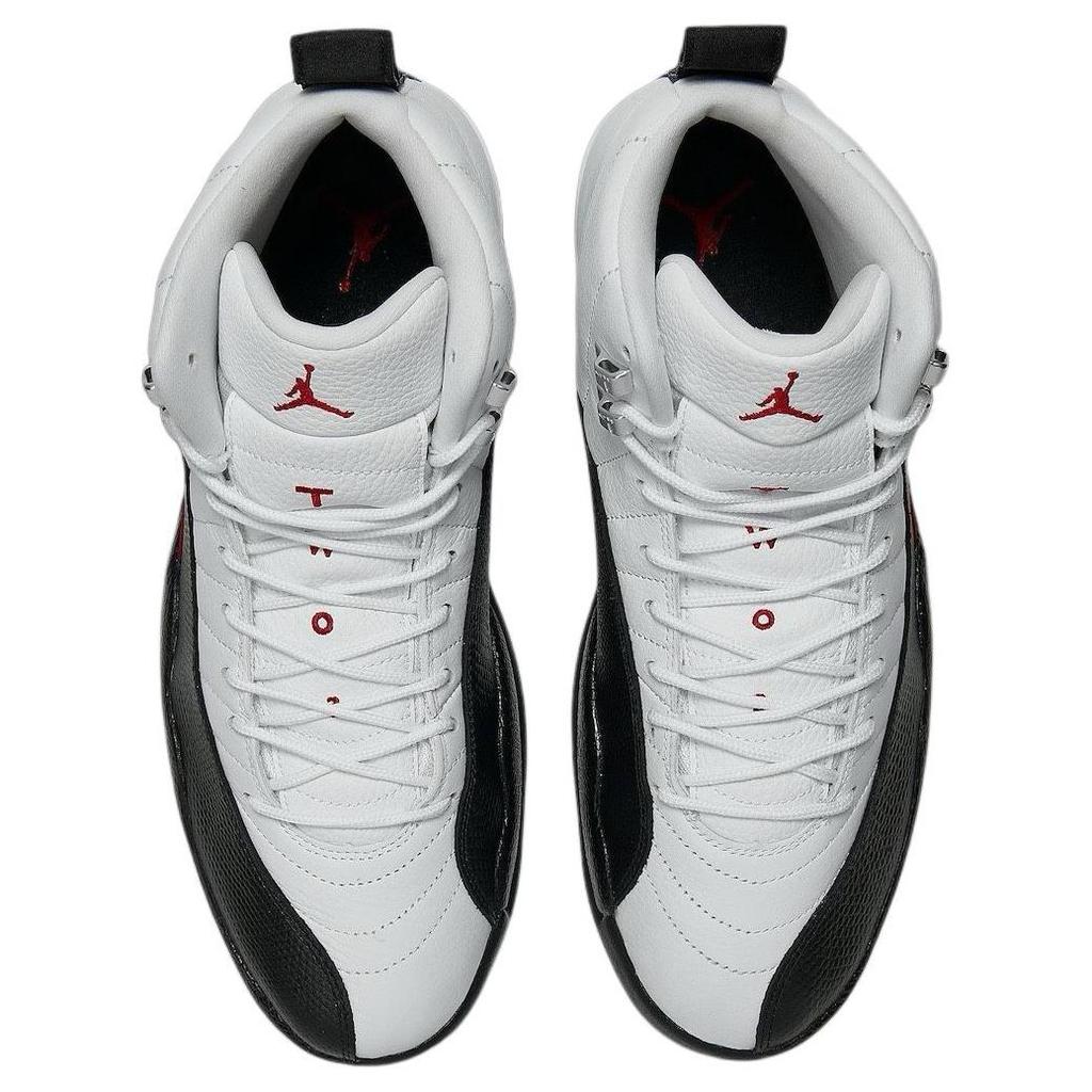 Мужские кроссовки Air Jordan 12 Retro Taxi Flip White Gym-Red Black CT8013-162