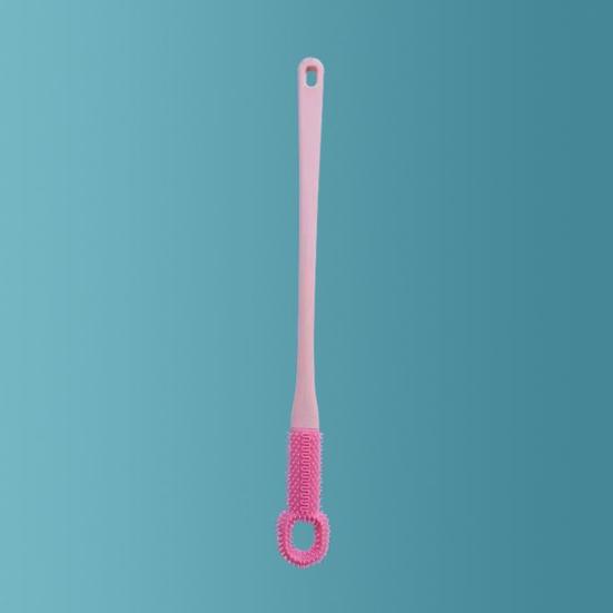 2 шт. Щетка для чистки пальцев ног Силиконовая мочалка для ног с ручкой длиной 15,7 дюйма Мягкая чистящая щетка для душа Инструмент для ухода за ногами для пожилых людей Мужчин Женщин