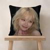 Singer CChaewon beauty  Pillow Covers Cartoon Sofa Decorative Home Doublesided Printing Short Plush Cute Cushion Cover